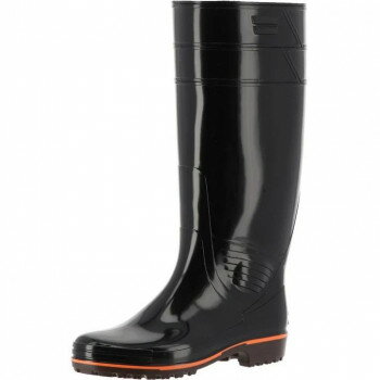 （同梱不可） 弘進ゴム　　長靴(P.V.C製)　ザクタス　Z-01　黒　24.5cm　C0140AB 耐油性のPVC長靴