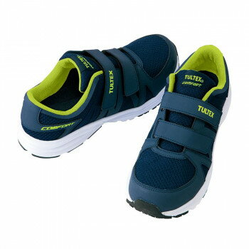 （同梱不可） アイトス 51651 セーフティシューズ(面ファスナー)(男女兼用) ネイビー 27.0cm 超軽量!脱着便利な面ファスナ-モデル