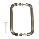 (同梱不可) 030912 ステンレス両面ハンドル 300mm HL 1組入 00030912-001 持ちやすいハンドル!