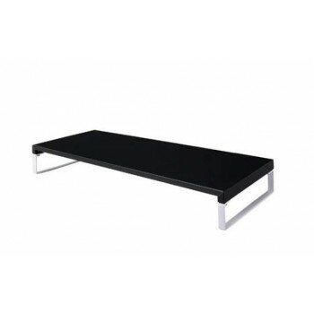 （同梱不可） LIHIT LAB.(リヒトラブ)　机上台　ロータイプ　黒　高さ80mm　幅590mm　A-7332-24 机上台を使えば、有効スペースが2倍にUP