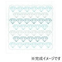 (同梱不可) オリムパス 刺し子キット 花ふきん ジュエル SK-373 花ふきんに刺し子ができる刺し子キット!(3)
