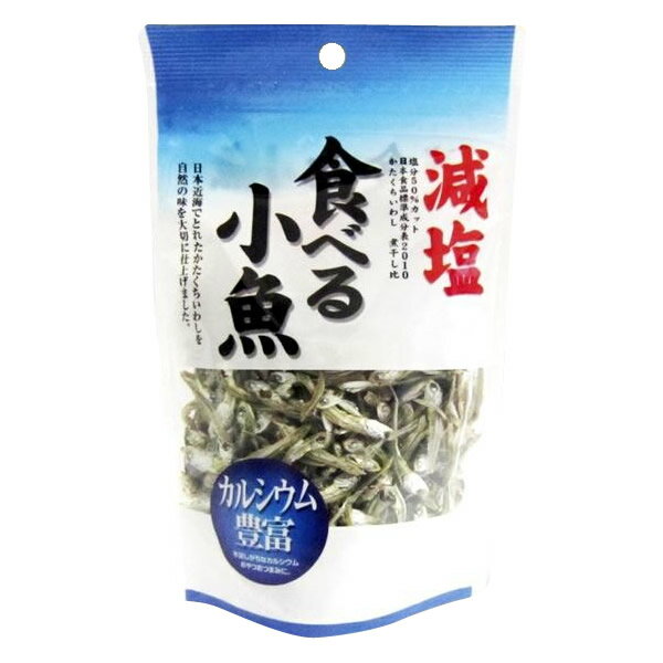 （同梱不可）フジサワ　日本産　減塩　食べる小魚(60g)　×10セット