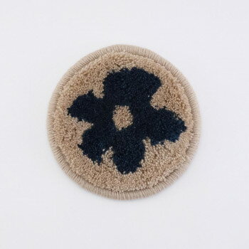 （同梱不可） 志成販売 フック織 ミニラグ(S) ベージュ F161351BE 置いているだけで目を引く