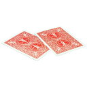 （同梱不可）バイスクルマジックカード ダブルバック 赤/赤 PCM03