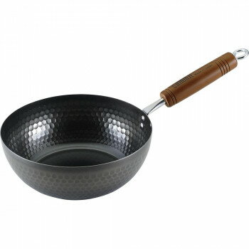 （同梱不可） サミット工業　Summit　鉄なべ流　日本製　炒める鍋シリーズ　槌目北京鍋　33cm 槌目北京鍋が心をこめた手料理のお手伝い!