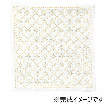 （同梱不可） オリムパス 刺し子のハンカチ キット パイナップル HK-8 刺し子で作るハンカチ!