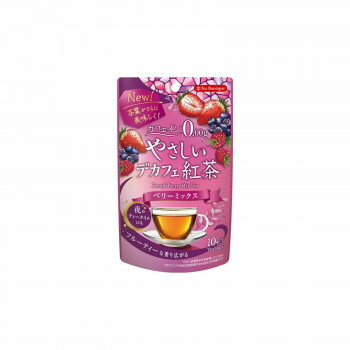 （代引き不可）（同梱不可） ティーブティック やさしいデカフェ紅茶 ベリーミックス 10TB×12セット 50615 カフェインが苦手な方にうれしいデカフェ紅茶。