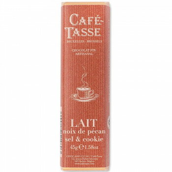 カフェタッセ チョコレート （代引き不可）（同梱不可）CAFE-TASSE(カフェタッセ) ピーカンナッツ＆クッキーミルクチョコ 45g×15個