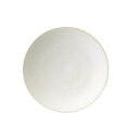 (同梱不可) 光洋陶器 パティオ オフホワイト 23cm皿 14720004 シンプルなプレート皿
