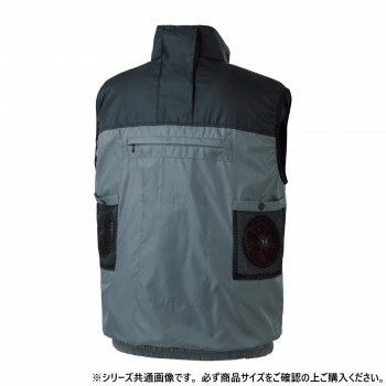 （同梱不可） サンエス フルハーネス用ベスト 89:グレー LL KF95990G ツートーンの配色切り替えが人気の欧州スタイルウェア