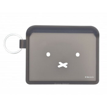 （同梱不可） ピージーデザイン FLAPPO ミッフィー(フラッポミッフィー) フェイスブラック コスメや小物入れにちょうどいい!