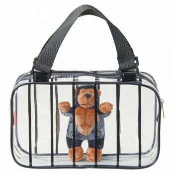 （同梱不可） セトクラフト ケージポーチ ゴリラ F24-0481 動物園をイメージしたケージモチーフのビニールポーチ