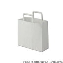 (同梱不可) シモジマ HEIKO(ヘイコー) 003267300 H25チャームバッグ 26-1 晒白無地 50枚 プレーンな白無地の手提げ袋