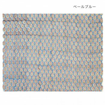（同梱不可） マルチクロス アマービレブロックプリント ペールブルー 11724880291 可憐なモチーフとかわいい配色が乙女心をくすぐります