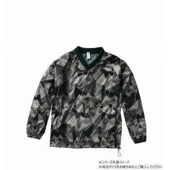 （同梱不可） クロダルマ 防風ストレッチピステ(Vネック) サイズ:3L メイサイブラック(490) 32688 Vネックピステ