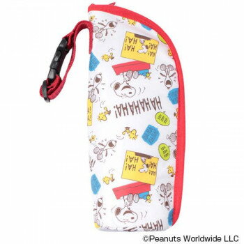 （同梱不可） ベビー用品 スヌーピー(SNOOPY) ボトルケース A-50806 バックルでカバンなどに取り付けできて便利!