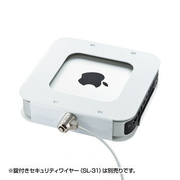 （同梱不可） サンワサプライ Macminiセキュリティ eセキュリティ SLE-21SMM Apple Mac miniに取り付けて、盗難を防止します