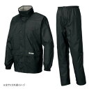 (同梱不可) アイトス レインスーツ(B-1) ブラック 5L 58701 超軽量で強度があり、柔らかい風合いが魅力|詳細画像