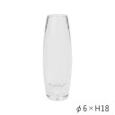 (同梱不可) PV一輪挿しスリムCLφ6xH18 2300057CL 割れにくいガラス