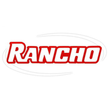 （同梱不可） 東洋マーク製作所　バイク・カーステッカー　RANCHO　R-977 車やバイクに使える転写ステッカー