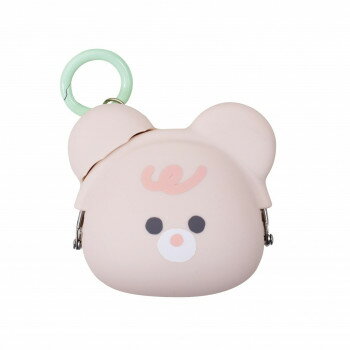 (同梱不可) ピージーデザイン POCHIMI merry(ポチミメリー) ピンクベア 小物やアクセサリー入れにちょうどいい!