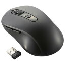 (同梱不可) OHM 静音ワイヤレスマウス BlueLEDセンサー付 M ブラック PC-SMW11BS5MB-K 抗菌試験に合格した素材を使用!(2)