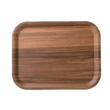 （同梱不可） 福井クラフト　耐熱木)43cm長角トレーダークブラウンSL 17416140 木製のトレー