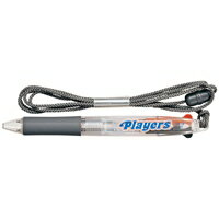 三菱鉛筆 ストラップ付2色ボールペン SE382.T 透明 / 油性ボールペン / 112031