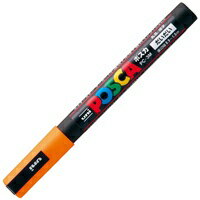 三菱鉛筆 ポスカ PC-3M.4 細字 橙 / POP用マーカー / 152486