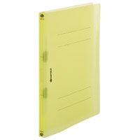 スマートバリュー PPフラットFクリア A4S黄10冊 D024J-CYL / フラットファイル / 78873