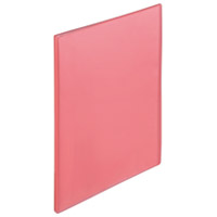 スマートバリュー クリアーブックC20P A4S桃1冊 D039J-CPK / クリヤーファイル / 88939