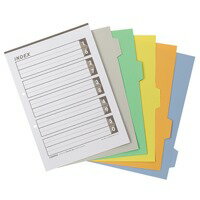 ジョインテックス インデックスA4S 5色5山 10組 D026J-5Y / ファイルインデックス / 232273