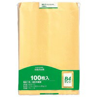 100枚入りの事務用封筒。・テープ無・規格：角1・入数：100枚・坪量：85g／・貼り合せ：センター・紙質：クラフト紙・