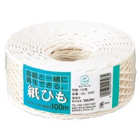 マルアイ 紙ひも カヒ-10W NO.10 白 / 梱包用ロープ / 256907