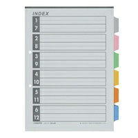 ジョインテックス インデックスA4S 6色6山 10組 D027J-6Y / ファイルインデックス / 260482