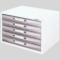 Organize Goods - ナカバヤシ アバンテケース AL-W5W A4 浅型5段 / レターケース / 279383