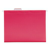 LIHITLAB ハンキングフォルダー G1641-3 A4 赤 / 個別フォルダー / 341429