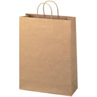 スマートバリュー 手提袋 丸紐 茶 特大 300枚 B290J-B6 / ショッピングバッグ / 354351