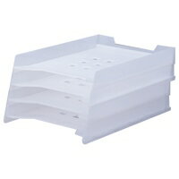 LIHITLAB マルチレタートレー A-7300-1 乳白 / デスクトレー / 358762