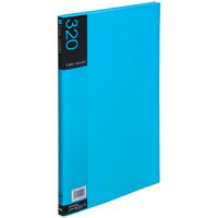 セキセイ 名刺ホルダー NPP-320 A4 14mm ライト青 / 名刺整理ファイル / 358897