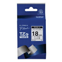 ブラザー 文字テープ TZe-241白に黒文字 18mm / ラベルライター用テープカートリッジ / 383833