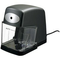 オフィスにおすすめ、コンパクトサイズの電動シャープナーです。・コード長：1500cm・電源：AC100V・消費電力：55／45W（50／60Hz）・仕様：ムダ削り防止機構、安全オートストッパー、オーバーヒート防止機構・保証期間：1年・ムダ削り防止機構：有・オーバーヒート防止機構：有