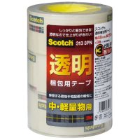 スリーエムジャパン 透明梱包用テープ 313 3PN 3巻入 / 梱包用テープ / 384574