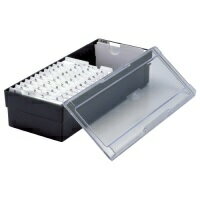 セキセイ ネームカードボックス CB-700 ブラック / 名刺整理ファイル / 422599