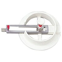 むずかしい円切りも簡単・きれい！用途によって30刃・45刃が選べます。直径18mm〜170mm円カット可能。・適合替刃：BDA−200P・付属品：替刃6枚・個包装形態：ブリスターパック入・材質：本体：ABS樹脂、スライド部：ステンレス、ねじ部：真鍮、刃：合金工具鋼、替刃ケース：ポリプロピレン、センターゲージ：PET・本体寸法／115×100×55mm
