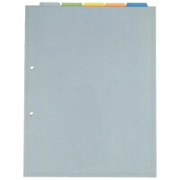 キングジム カバー付カラーインデックス A4S 103T / ファイルインデックス / 627105