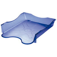 ソニック メガタフトレー クリア青 DA-2658-CB / デスクトレー / 700228