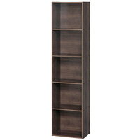 アイリスオーヤマ ☆CBボックス CX-5F 5段 ブラウン / 木製棚 / 706593