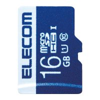 エレコム microSDHCカード 16GB MF-MS016GU11R / メディア用品その他 / 726754