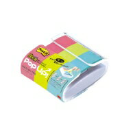 片手でサッととりだせる！・詰替タイプ・枚数30×パッド数3・縦75×横25mm・色：トリオ・付属品：ポップアップふせん（30枚×3パッド）＝ポピー、ライム、アクアウェーブ